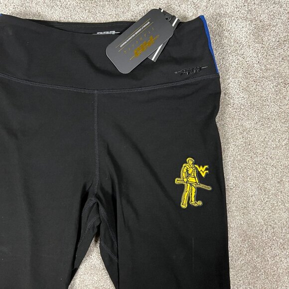 Pro Standard Womens M Black West Virginia Mountaineers Football Leggings NWT - Picture 3 of 8